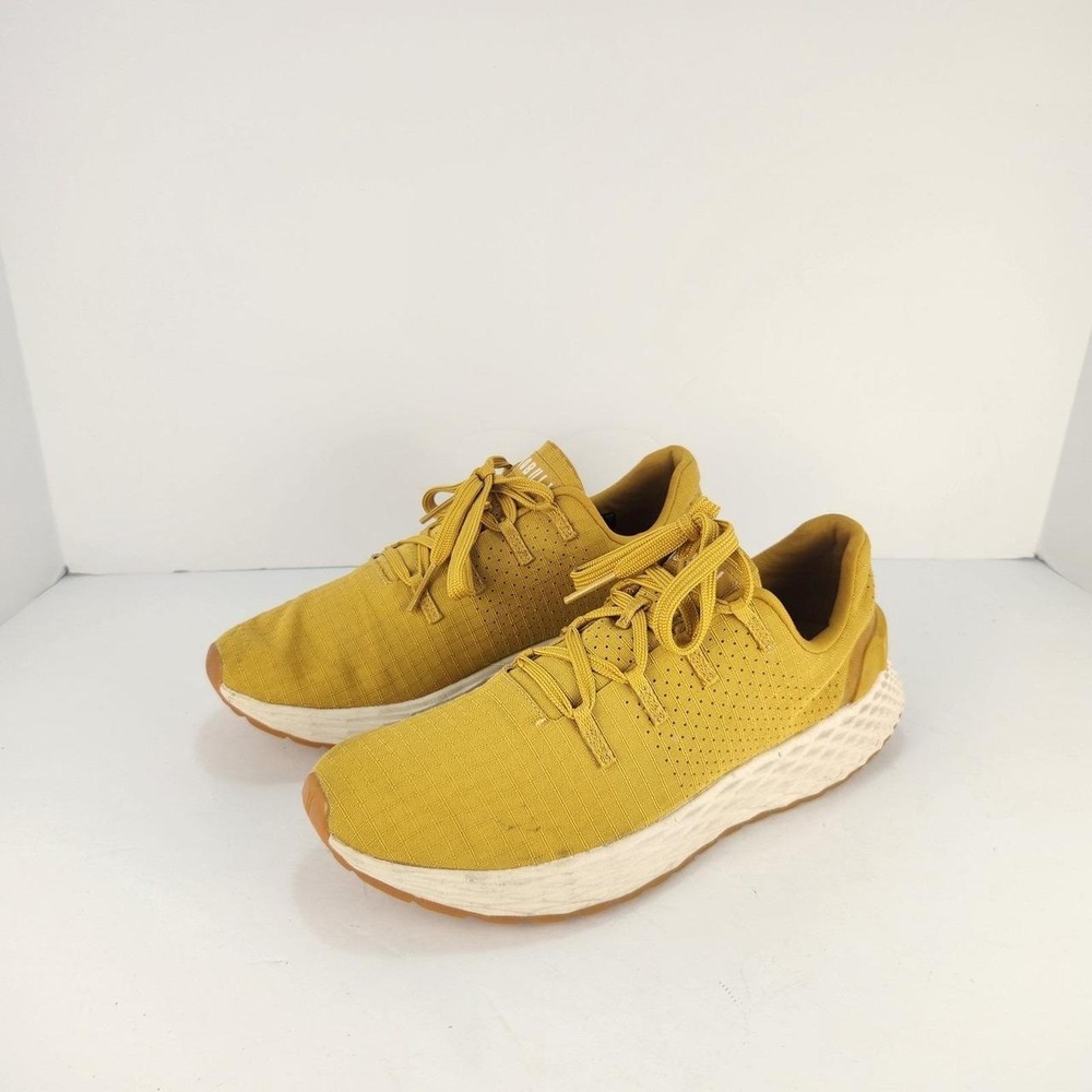 NOBULL Women's Size 8.5 Ripstop Runner Mustard Yellow Gold Athletic Running Shoe